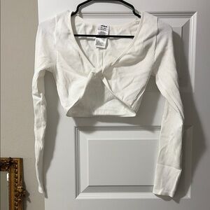 Cotton On White Long Sleeve Women's Top